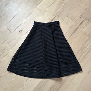 Le Chateau Black A-Line Skirt